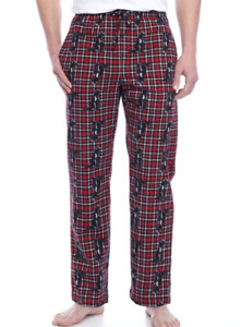 NWT Men's Saddlebred Black Lab Plaid Pajama Pants Lounge Pants Dog Lover 2XL