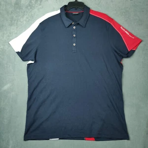 Galvin Green Golf Polo Shirt Mens XXL Blue Red White Ventil8 Performance Stretch - Picture 1 of 10