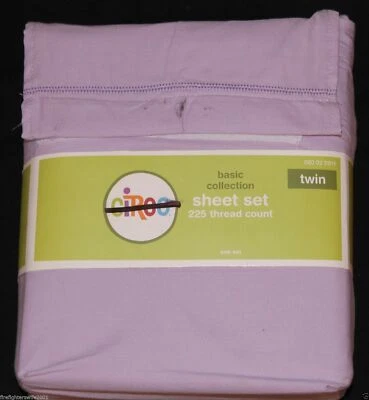 Circo Basic Collection Twin Sheet Set lavender purple girls bedding #0911 - Image 1 of 2