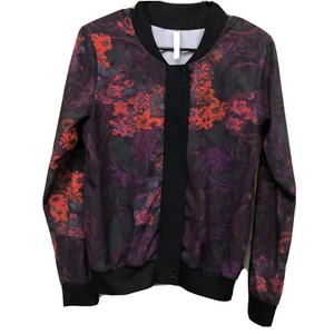 Fabletics Ithaca Floral Romantic Print Athletic Activewear Jacket Size Small - Picture 1 of 8
