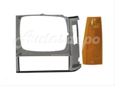 Faro cromado bisel puerta marcador lateral Lh 2 piezas para Cherokee Single Rect 84-90 Foto 1 de 3