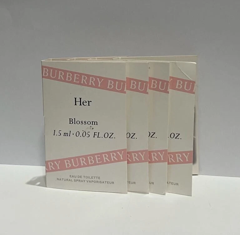 Burberry Her Blossom Eau De Toilette Sample Spray Vial 2 X 1.5 Ml