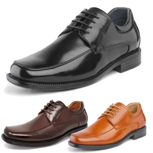 Herren Elegante Schuhe Eckige Zehe Oxford-Schuhe Schnürschuhe Hochzeitsschuhe - Bild 1 von 23