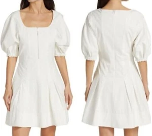 WOW! Mini Vestido Proenza Schouler Etiqueta Blanca Algodón Lino Talla 2 $395 - Imagen 1 de 1