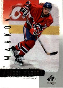 2000-01 SP Authentic Hockey #47 Andrei Markov