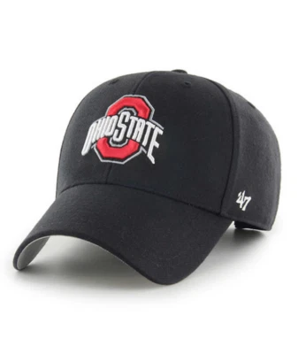Sombrero ajustable MVP negro marca Ohio State Buckeyes '47 Foto 1 de 2