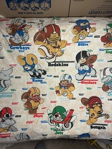 Logotipo del equipo de la NFL cortinas vintage mascotas 3 paneles vintage Sears 38X38 Cowboys Jets - Imagen 1 de 10