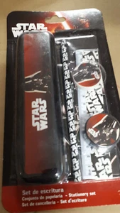 Star Wars 5 Teile Schreibset Stiftedose Stift Lineal Anspitzer Radierer - Bild 1 von 1