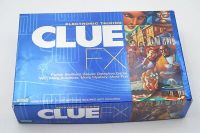 Parker Brothers 2003 Electronic Talking Clue FX Board Game INCOMPLETE - Image 1 of 4
