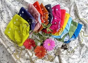 Washable Cloth Reusable Diapers Baby Diaper Pocket Inserts Adjustable Free size - Picture 1 of 11