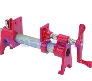 3/4" SELF STANDING FEET ON STAND WOOD GLUE PIPE BAR CLAMP FOR WOODWORKING GLUING - Picture 1 of 3