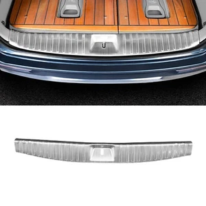 for Kia Carnival 2022-2024 Silver Steel Inner Rear Bumper Protector Sill Trim - Bild 1 von 4