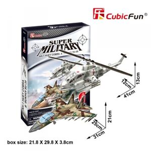 CubicFun 3D Puzzle - AH-1 HUEY COBRA & SUKHOI SU-35 - P628H