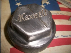 TAPA DE GRASA VINTAGE MAXWELL MOTOR CAR OEM CUBIERTA DE ALUMINIO - Imagen 1 de 6