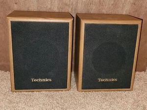 Technics Model SB-S15 simulierte Holzoberfläche Regal Wandhalterung Lautsprechersystem - Bild 1 von 8