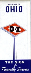 1958 D-X Road Map: Ohio NOS - Bild 1 von 1