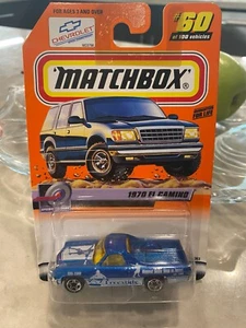 1970 El Camino MATCHBOX 2000 Entrega Rápida #60 de 100 - Azul - Imagen 1 de 1