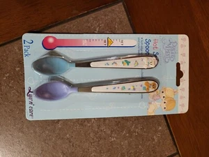 Luv n' Care Precious Moments Set of 2 Hot Safe Spoons- Baby Collection - Picture 1 of 2
