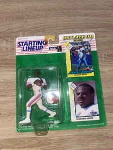 Starting Lineup Warren Moon figure 1993 Kenner Oilers NFL Aerial Artist - Picture 1 of 9