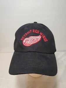 Sombrero Redwings Gorra Ajustable Negro Hombre Mujer Detroit Hockey NHL Equipo para Deportes - Imagen 1 de 6