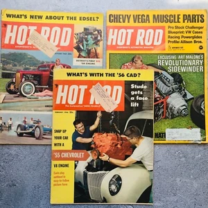 Hot Rod Magazines 1956, 1957 and 1970 Lot of 3 - Bild 1 von 24