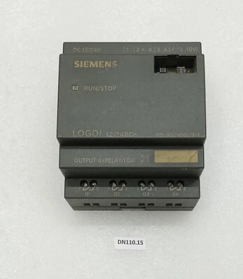 Logo Siemens! 12/24RCo 6ED1 052-2MD00-0BA6 Salida 4X Relé 10A - Imagen 1 de 4