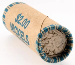 $2 Rollo de Níquel de Búfalo ~ 40 Monedas ~ De Colección PDS ~ Lote de EE. UU. ~ FECHA COMPLETA - Imagen 1 de 4