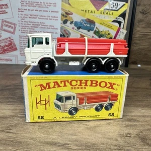 Lesney Matchbox Series No 58 Daf Girder Truck Vintage 1/64 Diecast - Picture 1 of 19