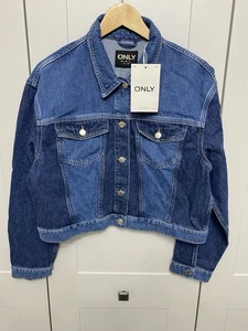 ONLY Women’s Denim Jacket – Mid Blue - Picture 1 of 9