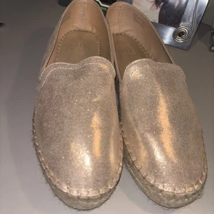 Gap Damen-Loafer roségoldfarben 8,5" Low-Top Espadrille Freizeit Passform bequeme Schuhe - Bild 1 von 6