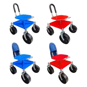 Garden Trolley Seat with Backrest for Planting And Maintenance - Picture 1 of 27