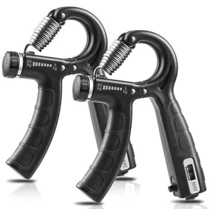 2 Pack Grip Strength Trainer with Counter, Hand Grip Strengthener, Adjustable... - Picture 1 of 7