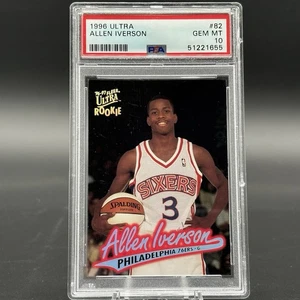 Ultra Allen Iverson #82 PSA 10 Rookie 1996 radiocomandata - Foto 1 di 2