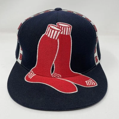 Vintage Boston Red Sox Hat Fitted 7 1/4 Big Logo Cooperstown American Needle - Image 1 of 4