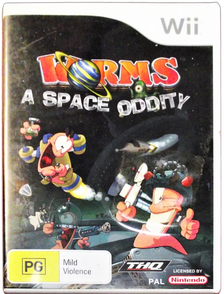Worms: A Space Oddity Nintendo Wii PAL *Complete* Wii U Compatible - Image 1 of 2
