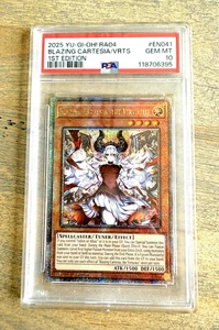 #EN041 PSA 10 - YU-GI-OH RA04 - BLAZING CARTESIA THE VIRTUOUS - Picture 1 of 2