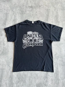 Vintage 2000s Y2K United Ram Truck Car Graphic Logo T Shirt Black M Tee - Picture 1 of 3