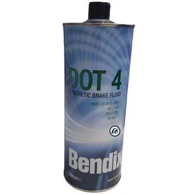 1 L LITRO OLIO FRENI DOT 4 BENDIX AUTO MOTO FMVSS 116 DOT 3 - DOT 4 SAE J 1703