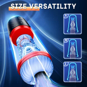Masturbadores masculinos automáticos manos libres ventosa vibración Stroker lubricantes - Imagen 1 de 6