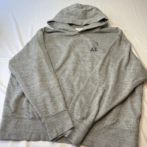 American Eagle Herren Relaxed Fit Snoopy Peanuts grau Hoodie Fleecepullover XL - Bild 1 von 3