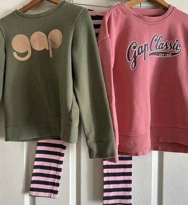 Molo Leggings a Rayas Gap Niños Sudaderas Lote de 3 Piezas Niñas 7 8 $80 Foto 1 de 4