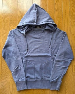 RRL RALPH LAUREN SUDADERA CON CAPUCHA DE FELPA FRANCESA HOMBRE COLOR AZUL MARINO OSCURO ALGODÓN TALLA S USADA - Imagen 1 de 5