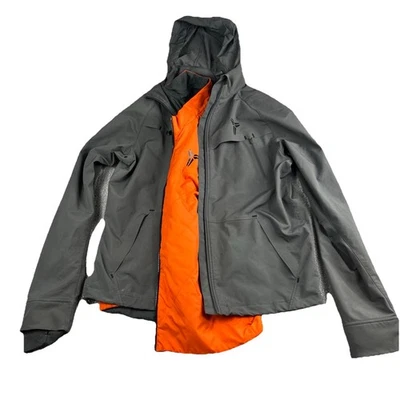 Nike Kobe Bryant Softshell Jacket 2 In 1 Vest Mamba Gray Orange Men’s Medium - Image 1 of 4