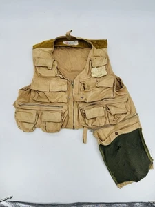 Vintage 1970s Seaway Mens Size Medium Fly Fishing Vest - Made In Hong Kong - Bild 1 von 8