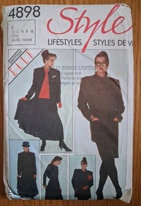 Vintage Style Sewing Pattern 4898 Ladies Suit 12-14-16 - Picture 1 of 5