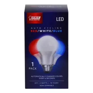 Feit Electric Filament Color LED Light Bulb A19 4.5 W 1 pk (YOU PICK COLOR) - Picture 1 of 28