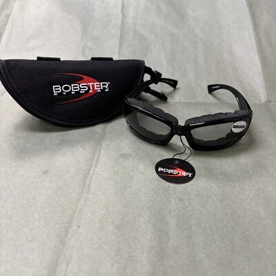 Bobster Eyewear Invader Sunglass Black Frame Photochromic Lens Binv101 W/Case - Image 1 of 4