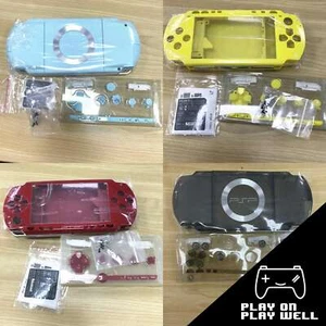 PSP 1000 Abdeckplatte Schale Gehäuse Vollgehäuse Etui mit Knöpfen - 10 FARBEN!!! - Bild 1 von 16