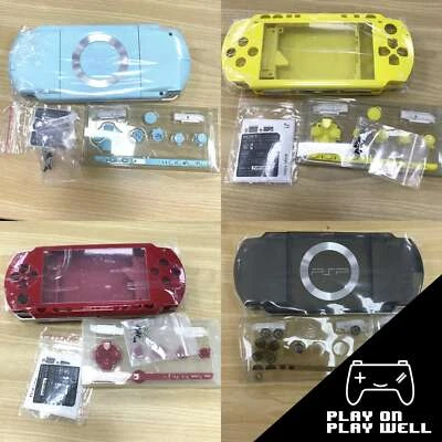 PSP 1000 Faceplate Shell Housing Full Housing Case w/ Buttons - 10 COLORS!!! - Image 1 of 4