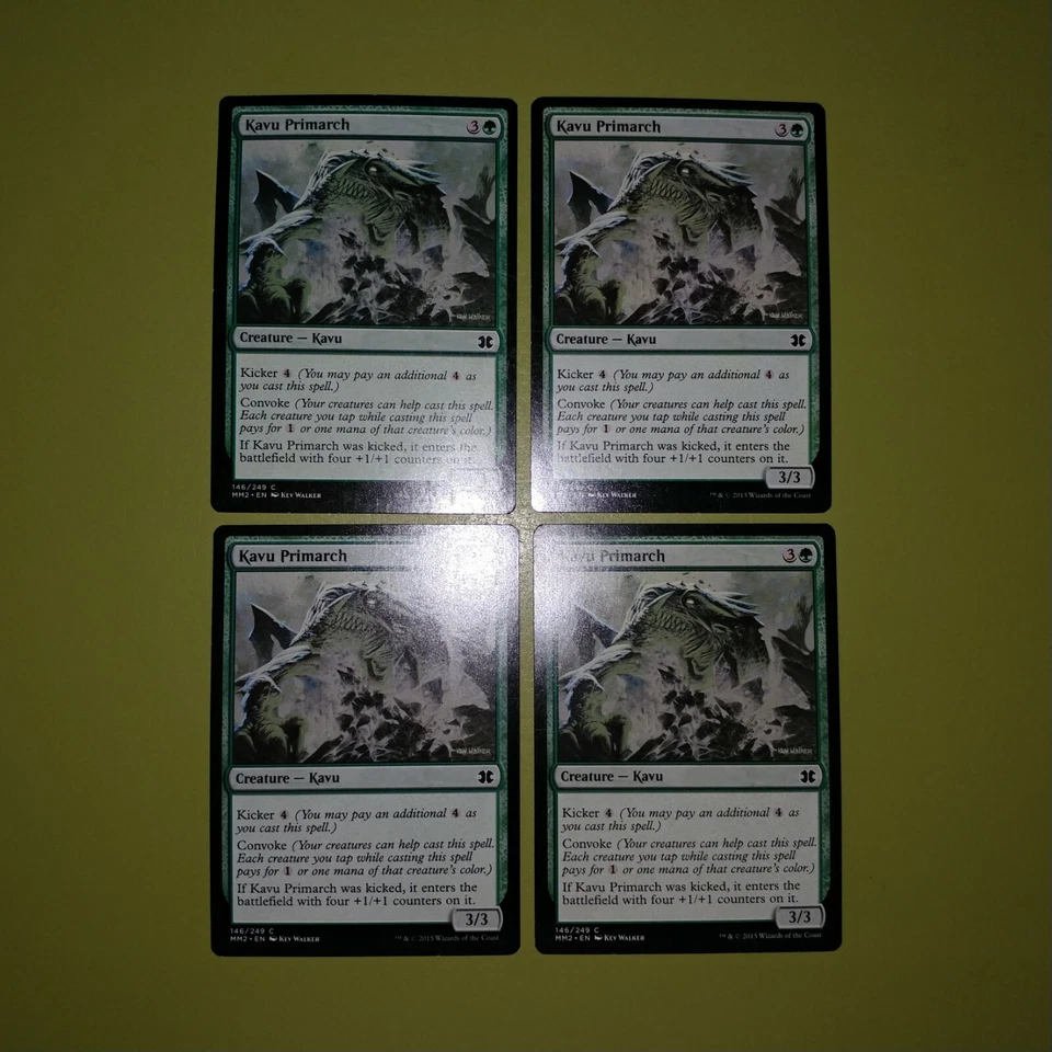 Kavu Primarch x4 Modern Masters 2015 4x Playset Magic the Gathering MTG - Image 1 of 1